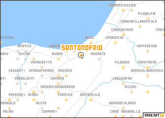 map of SantʼOnofrio