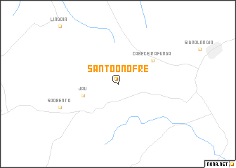 map of Santo Onofre