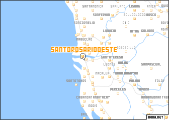 map of Santo Rosario Oeste