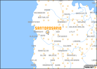 map of Santo Rosario