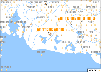 map of Santo Rosario