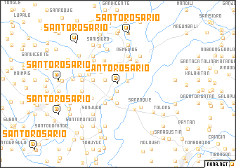 map of Santo Rosario