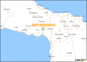 map of Santo Rosario