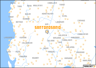 map of Santo Rosario