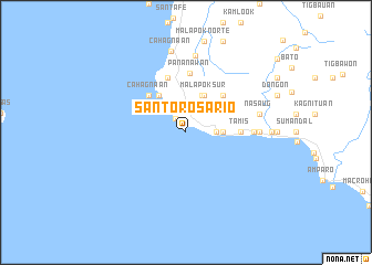 map of Santo Rosario