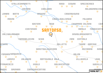 map of Santorso