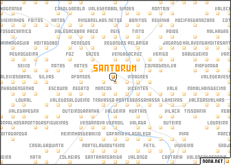 map of Santorum