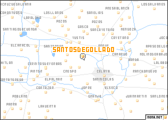 map of Santos Degollado