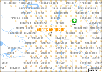 map of Santoshnagar