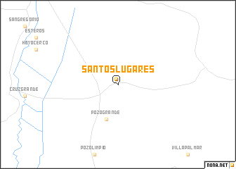 map of Santos Lugares