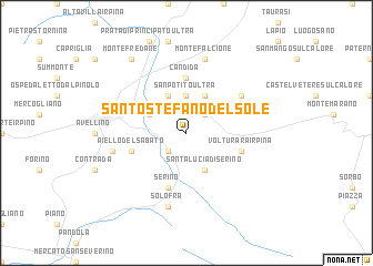 map of Santo Stefano del Sole