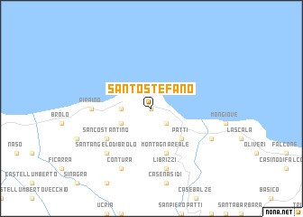 map of Santo Stefano