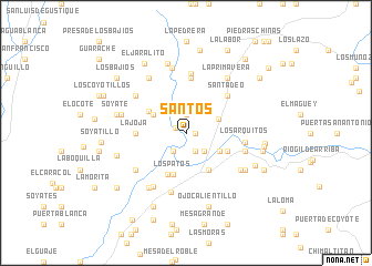 map of Santos