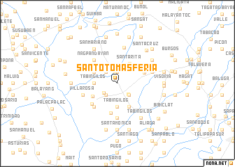 map of Santo Tomas Feria