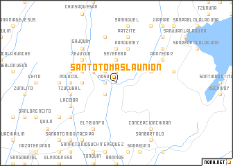 map of Santo Tomás La Unión