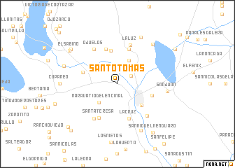 map of Santo Tomás