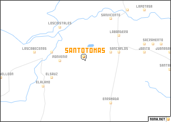 map of Santo Tomás