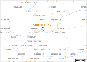 map of Santo Tomás