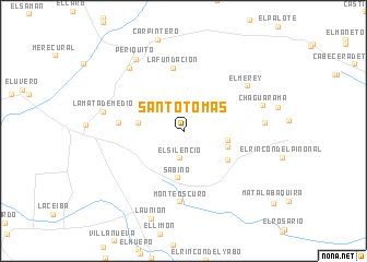 map of Santo Tomás