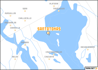 map of Santo Tomás