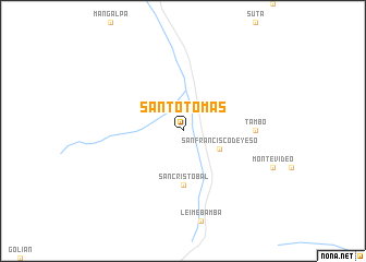 map of Santo Tomás