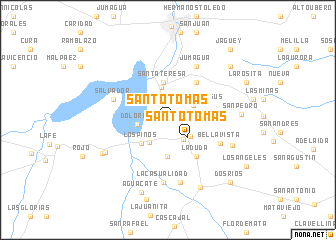 map of Santo Tomás