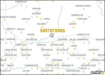 map of Santo Tomás