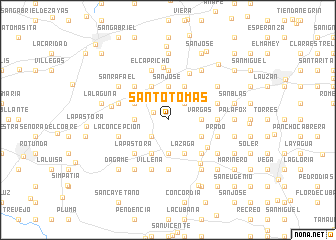 map of Santo Tomás