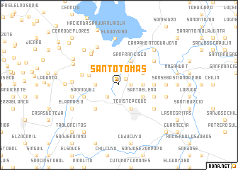 map of Santo Tomás