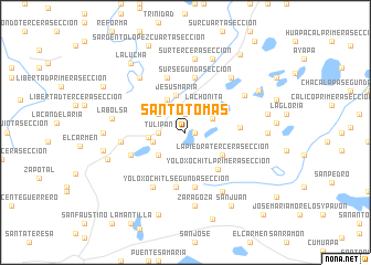 map of Santo Tomás