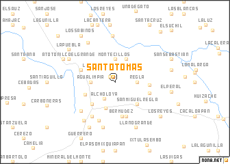 map of Santo Tomás