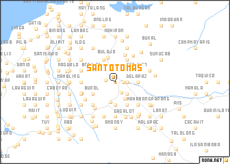 map of Santo Tomas