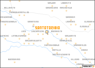 map of Santo Toribio