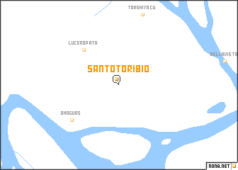 map of Santo Toribio