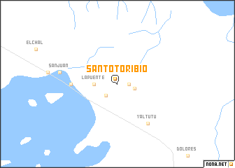 map of Santo Toribio