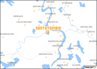 map of Santo Toribio