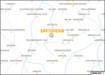 map of Santovenia