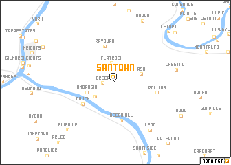 map of Santown