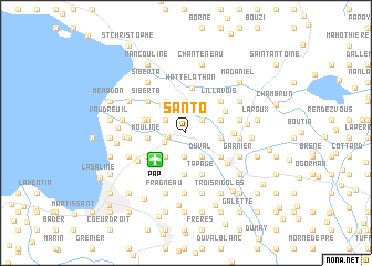 map of Santo