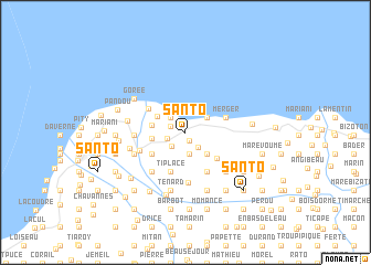 map of Santo