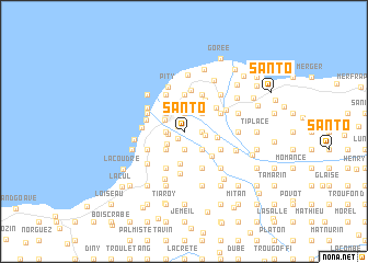 map of Santo