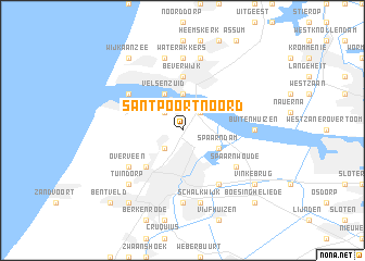 map of Santpoort-Noord