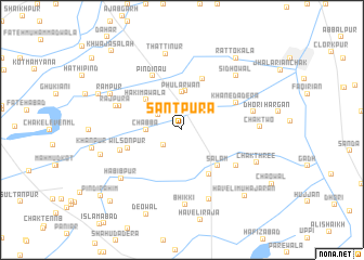 map of Santpura