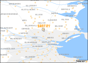Santry (Ireland) map - nona.net