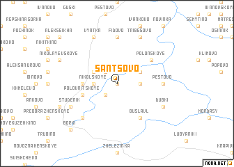 map of Santsovo