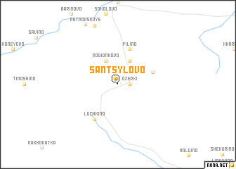 map of Santsylovo