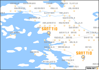 map of Santtio