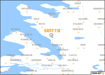 map of Santtio