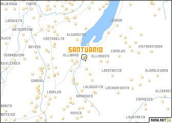 map of Santuario