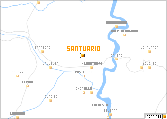 map of Santuario